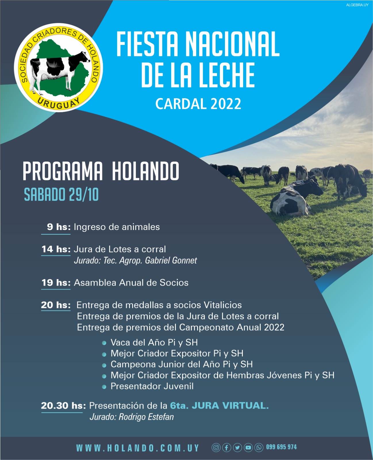 Holando estará presente en la 13ª Fiesta Nacional de la Leche ...